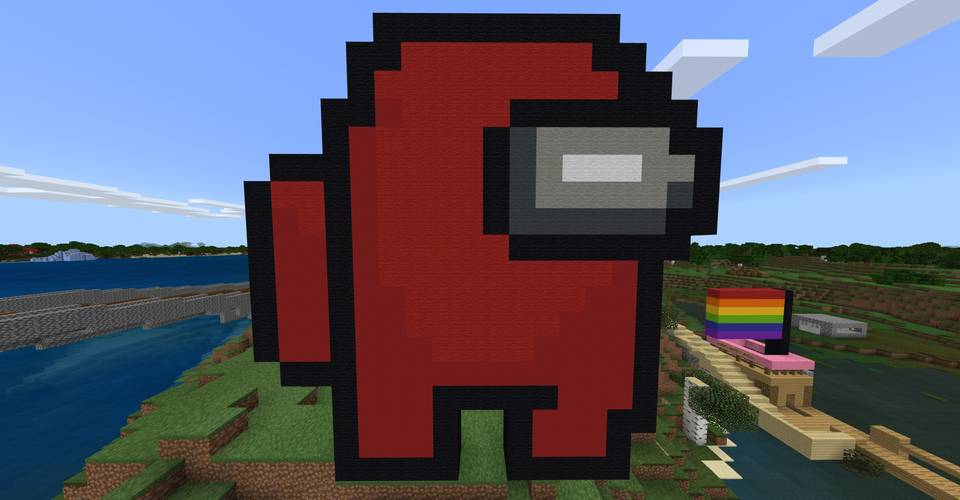 Minecraft Build Recreates Among Us Polus Level Minecraft Build Recreates Among Us Polus Level